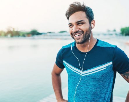 Male jogger with headphones - Exercise Physiologists