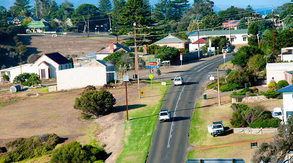 Aerial photo of Kangaroo Island
